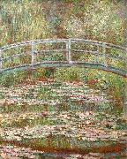 Claude Monet Bridge over a Pond of Water Lilies France oil painting artist